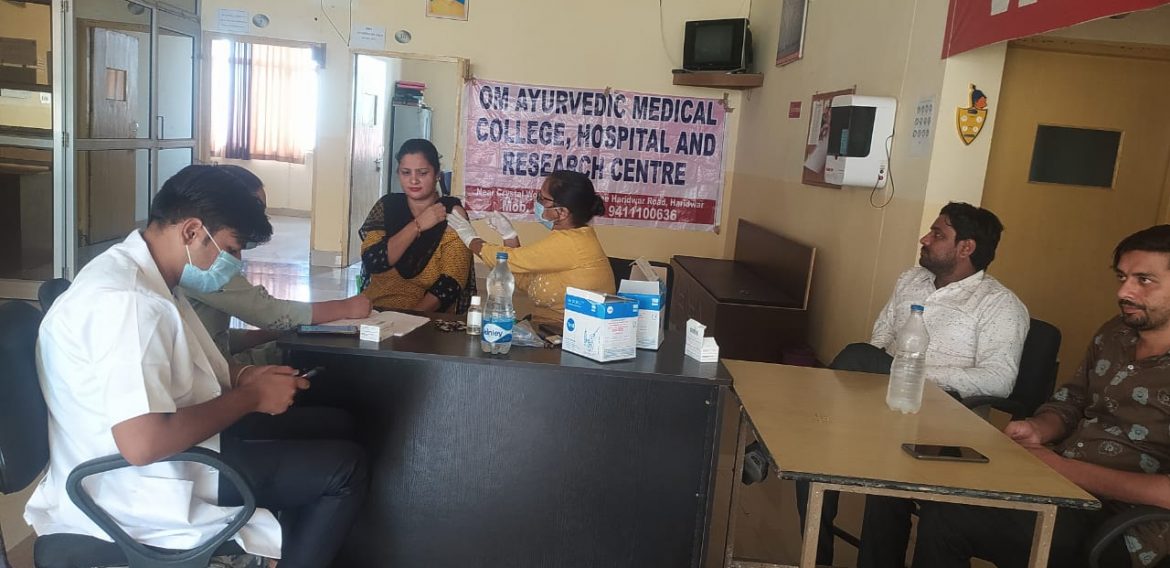 Covid Vaccination Camp at Om Hospital