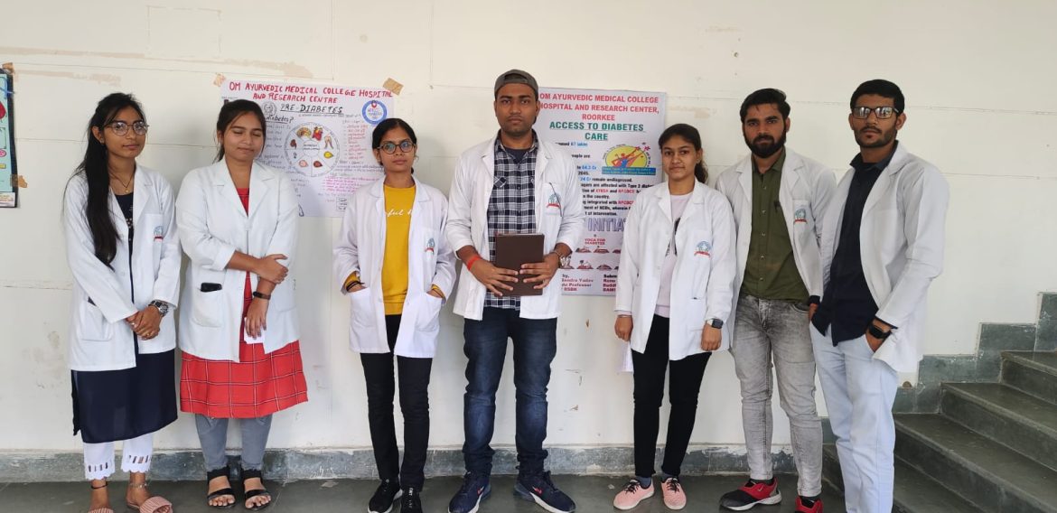 World Diabetes Day: 2nd in Quiz & Poster Competition at Uttarakhand Ayurved University
