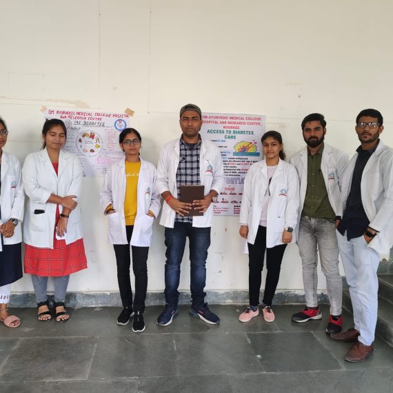 World Diabetes Day: 2nd in Quiz & Poster Competition at Uttarakhand Ayurved University
